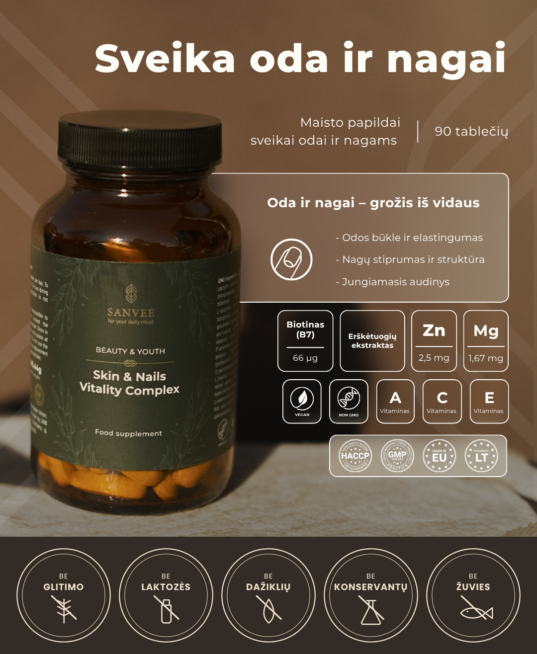 Sveika oda ir nagai