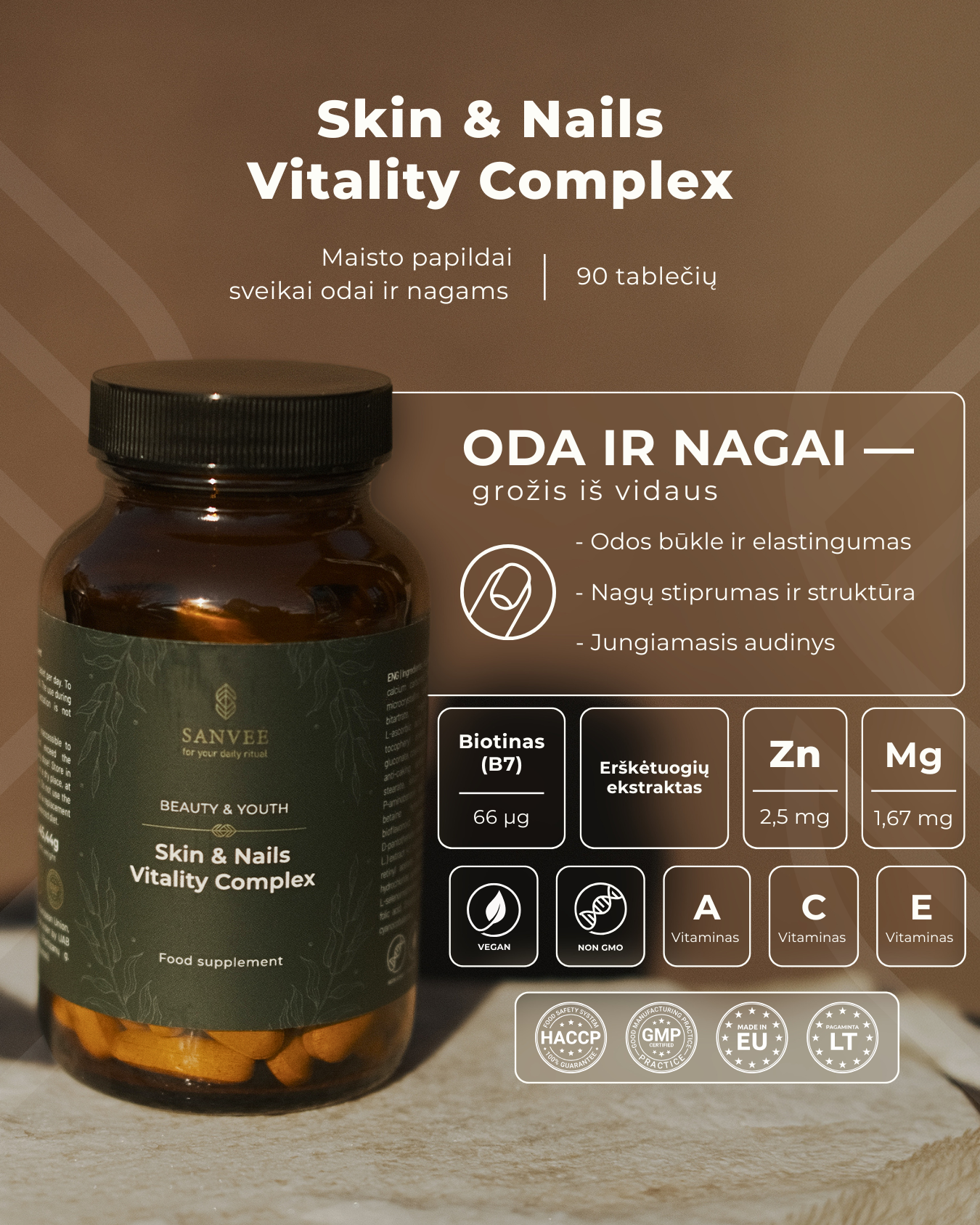 Skin & Nails Vitality Complex | 90 tablets